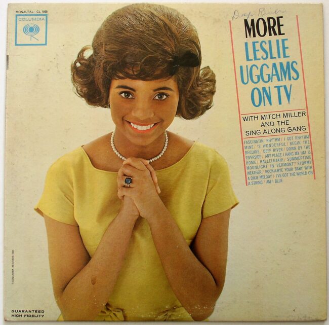 Uggams, Leslie / More Leslie Uggams On TV LP vg+ 1962 - Click Image to Close