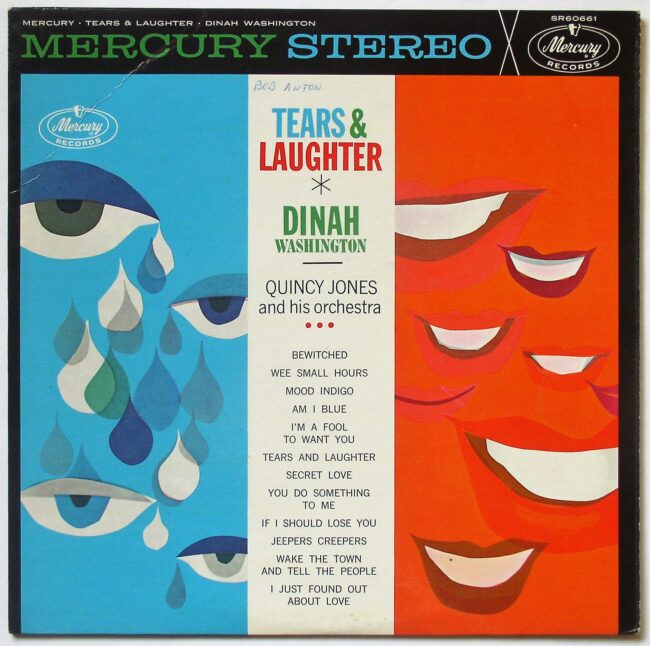 Washington, Dinah / Tears & Laughter LP vg 1962 - Click Image to Close