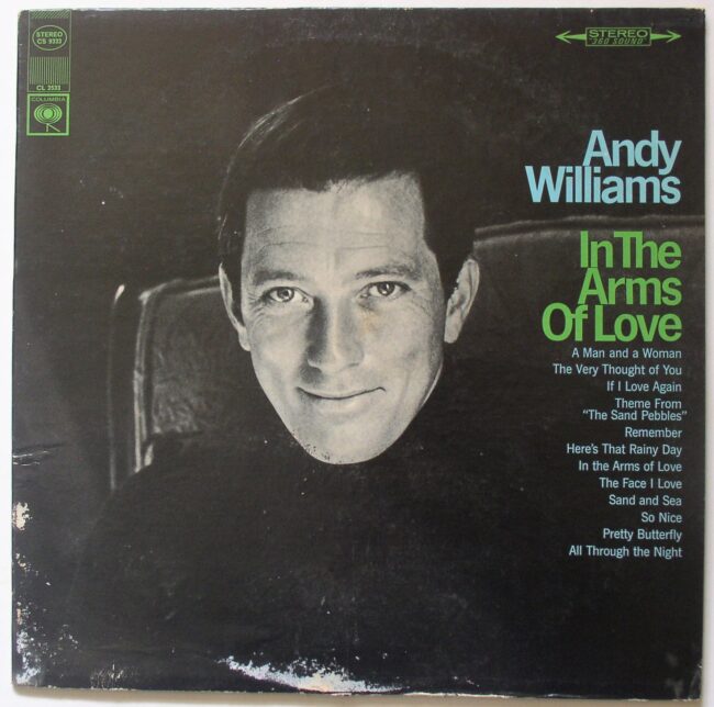 Williams, Andy / In The Arms Of Love LP vg+ 1967 - Click Image to Close