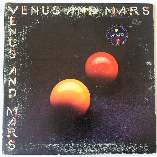 Wings / Venus And Mars LP vg+ 1975 - Click Image to Close