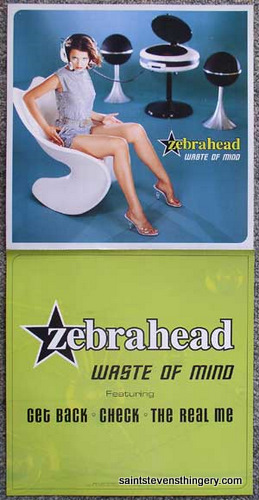 Zebrahead / Waste Of Mind Columbia Promo Flat 1998 - Click Image to Close